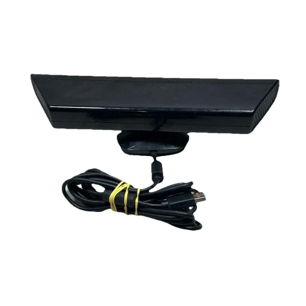 Microsoft Xbox 360 Kinect Connect Black Sensor Bar Official Model 1414 w/ Wires